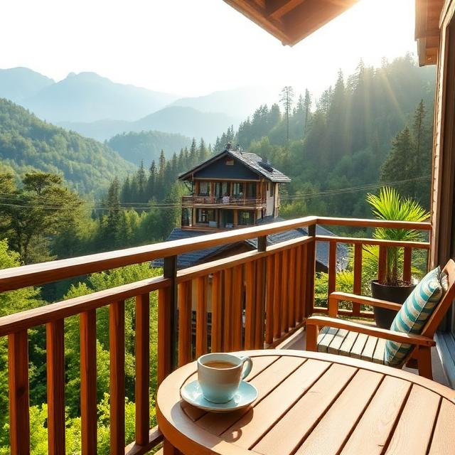 Terrasse mit Aussicht